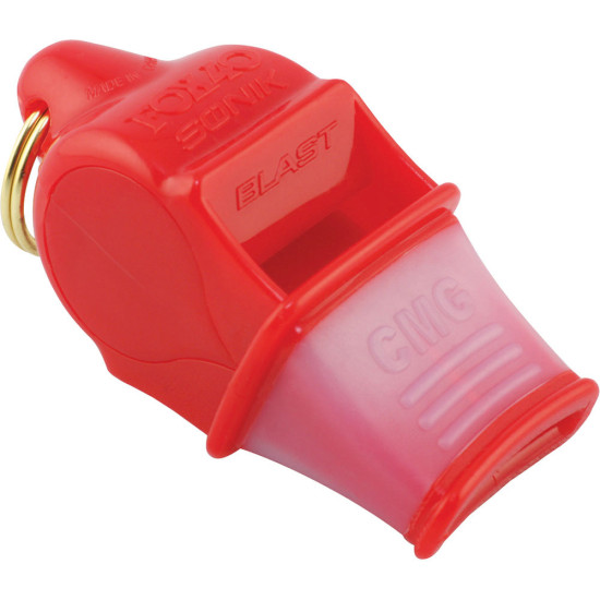 Σφυρίχτρα FOX40 Sonic Blast CMG Safety Κόκκινη με Κορδόνι